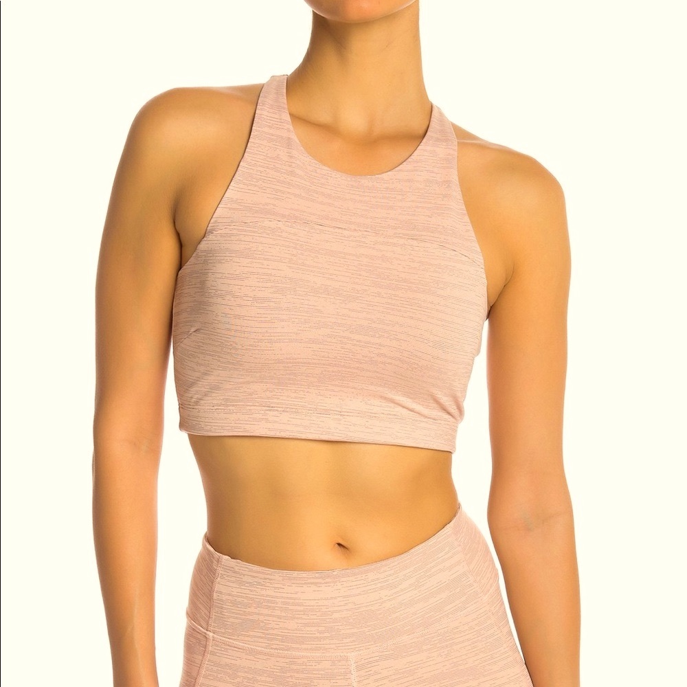 OUTDOOR VOICES TECH SWEAT XSMALL BLUSH PINK TOP